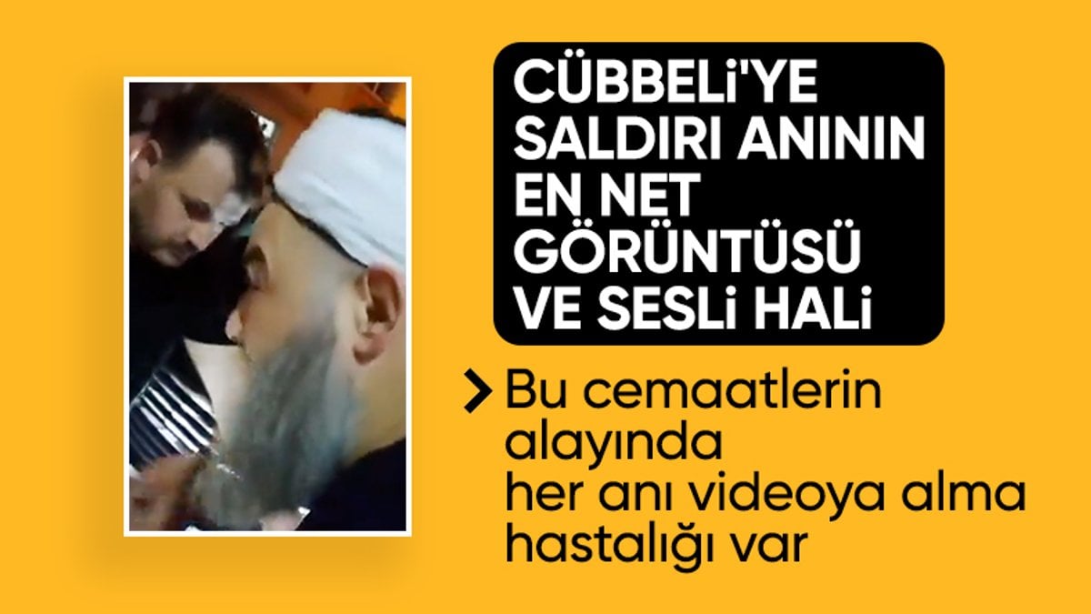 Cübbeli Ahmet’e saldırı anının en net görüntüsü