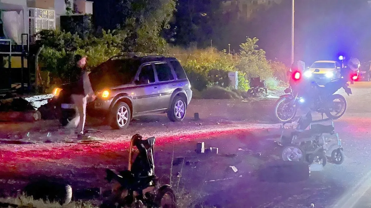 Kahramanmaraş’ta kamyonet engelli araçlarına çarptı: 1 ölü, 2 yaralı