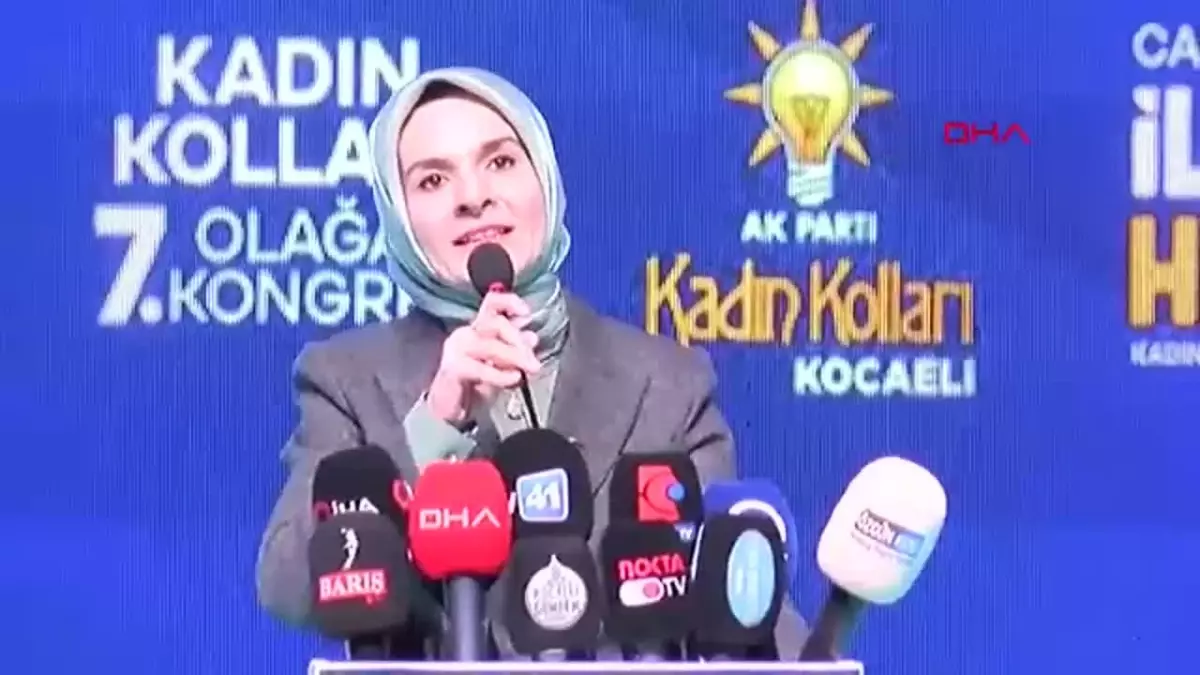 Bakan Göktaş Kadın Kolları 7’nci Olağan Kongresine katıldı(HABER EKLENDİ)