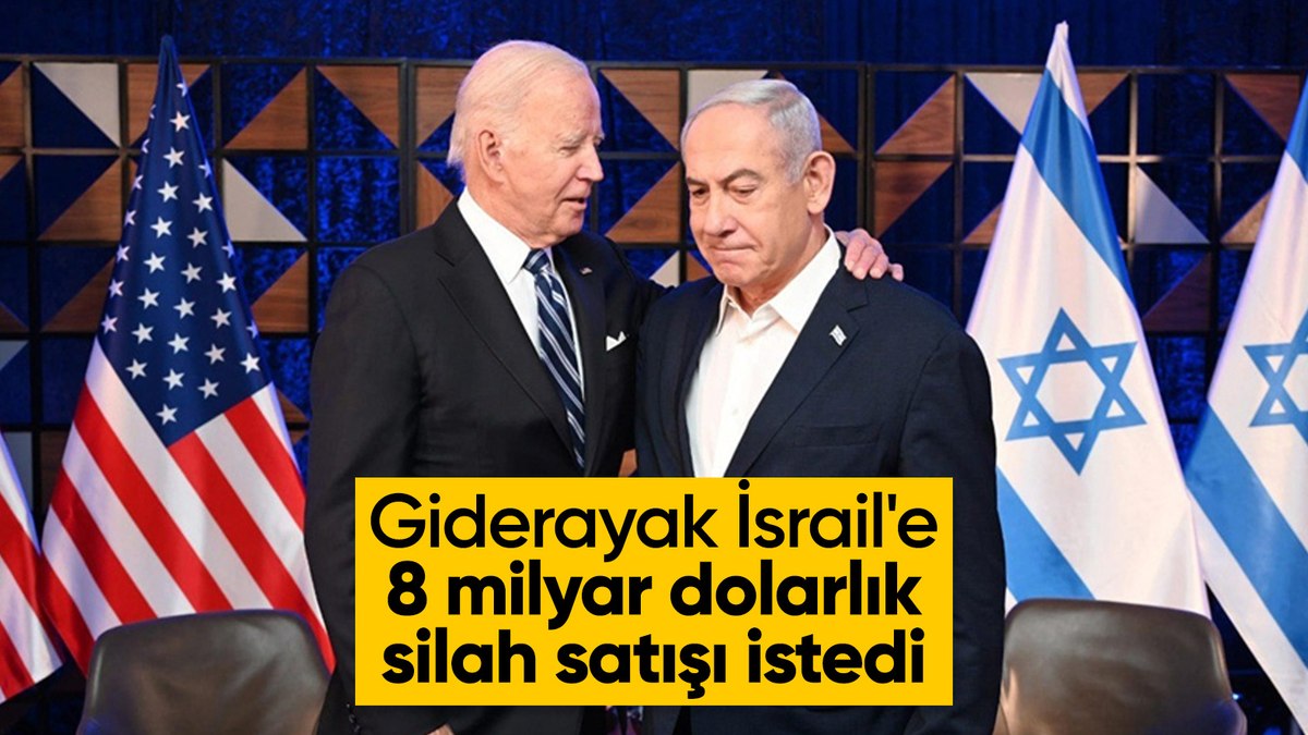 Biden’dan İsrail’e 8 milyar dolarlık silah satışı önerisi